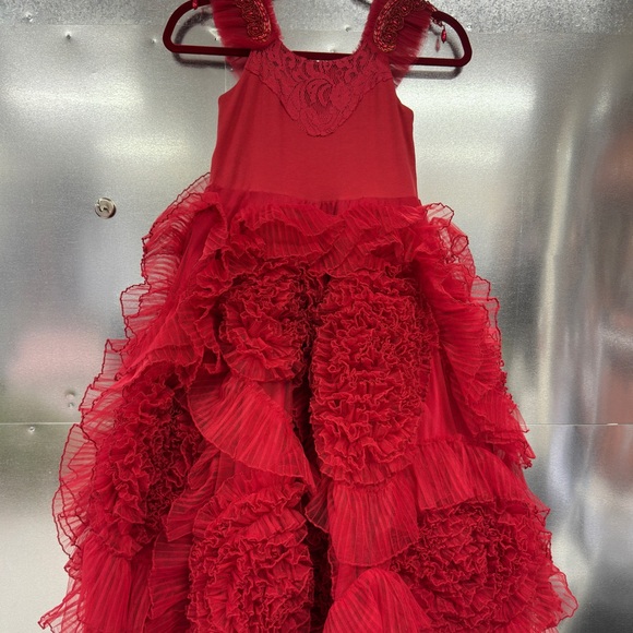 NWOT Dollcake Best Wishes Frock Scarlet Sz 10 - Picture 2 of 7